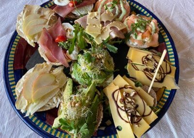 Heerlijke lunch geserveerd bij Het Gunnen, vergaderlocatie nabij Nijmegen.